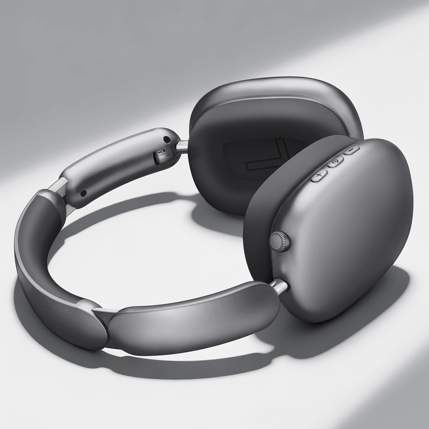 Mahipey Y02 Active Noise Cancelling Headphones,Bluetooth 5.4 Wireless Over Ear Headphones,60H Playtime,5 EQ Music Modes,Hi-Res Audio,Deep Bass,Foldable Lightweight for Travel Home Office,Gray