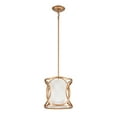 thumbnail image 2 of Elk Home 10-Inch Wide Ringlets Pendant, Contemporary, Matte Gold, 2 of 3