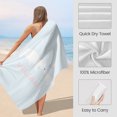 thumbnail image 5 of Personalized Beach Towel for Kids & Adults with Name 400GSM Custom 100% Microfiber Pool Towel Ultra Absorbent Super Soft Towels Personalized Gift for Women Men, 5 of 8