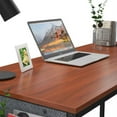 thumbnail image 6 of 47 inch Home Office Computer Desk, Large Writing Study Table with Storage Bag and Monitor Stand Industrial Style PC Laptop Work Desk, 6 of 8