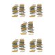 thumbnail image 3 of Billuyoard 300 Pieces Metal Film Resistors Stable Making Accessory Electric Material Part Device Universal 1/4W Resistor DIY Kit Resistance Type2 NO2 Billuyoard CBP493488, 3 of 6