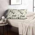 thumbnail image 6 of Salouo Vintage Moon Fox Print Print Pillow Case Cover,Wrinkle-Free Bed Pillow Cover Pack of 1 Home Decor Fade-Resistant and Stain-Resistant ,Pillows Not Included -14"x20", 6 of 8