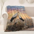 thumbnail image 2 of 50"×60"Colorful Rooster Blanket, Cozy Flannel Vibrant Chicken Pecking Corn Throw Blanket, Soft Fuzzy Blankets for Travel Decor, All Season Lightweight Couch Bed Cover, Gifts for Women Kids, 2 of 6