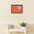 thumbnail image 3 of PinPix 18x13 Custom Cork Bulletin Board  Poster Board Has a Fabric Style Canvas Finish, Framed in Other, by ArtToFrames (PinPix-597), 3 of 5