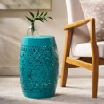 thumbnail image 3 of Patio Table, RUBY12 SIDE TABLE, Teal Outdoor Dining Table,Iron Folding Camping Table, Garden & Outdoor & Patio Furniture Outdoor Tables, 3 of 13
