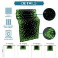 thumbnail image 6 of St. Patrick's Day Table Runner - 48 Inch Long Spring Lucky Shamrocks Leaves Black Cotton and Linen Blended Dress Scarves Farmhouse Table Runner for Kitchen Dining, Coffee Table, 13" x 48", 6 of 8