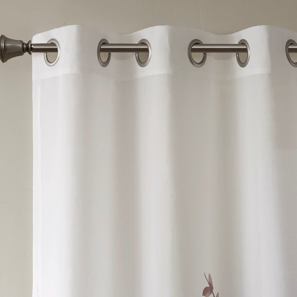 MAYEERTY Modern Fashionable and Practical Burnout Printed Curtain Panel