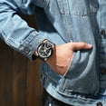 thumbnail image 2 of CURREN 8329 Quartz Watch Business Men Simple Sport Wristwatch Three Sub-Dials Calendar Second Minute 24, 2 of 8
