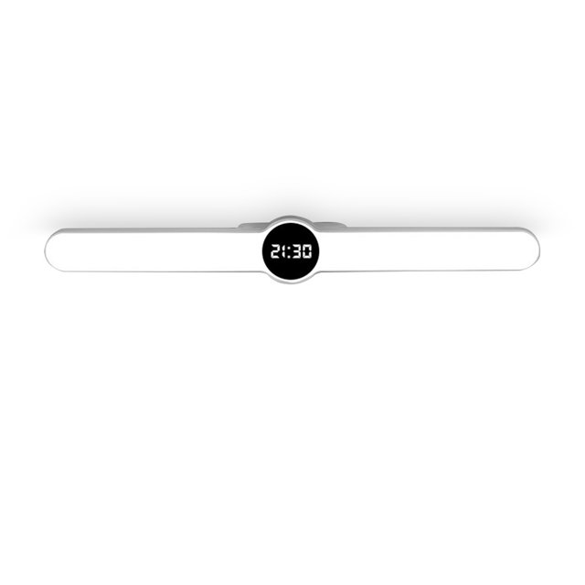 USB recargable de lectura regulable Luz de luz de la barra de la tabla de cabecera Stick-on Lamp Shelf LED Nightlight Apartment Dorm Supplies Methold HA059421-00B