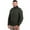 Army Green, variant on Men's Merino Wool Zip Neck Fisherman Sweater