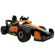 Huffy 12V McLaren Formula 1 Ride-On Car with Remote Control, Ages 3–5, Kids, Orange, One Unit