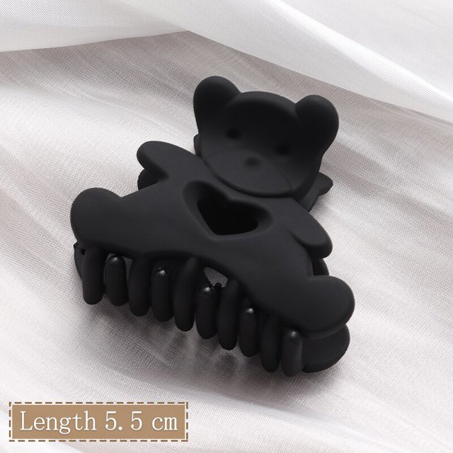Pinza acrílica para el pelo para mujer, horquillas de color café y negro con forma de tiburón, accesorios para el cabello de moda coreana para regalo, novedad de 2022