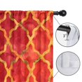 thumbnail image 4 of Blackout Kids Curtains,Red Yellow Checkered Pattern Childrens Insulated Curtains Set Of 2,Bedroom Essentials,Toddler Room Decor 52"x84", 4 of 5