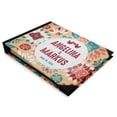 thumbnail image 2 of Darling Souvenir Orange Floral & Leaves Printed Hardbound Cover Guestbook For Wedding Guest Sign In Book Registry-9 x 12 Inches, 2 of 5
