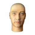 thumbnail image 3 of FashionCha 1:6 Scale Male Head Sculpt Photo Prop, PVC, Easy to Install, Bald Man Head for Doll 12" Soldier Action Figure Collection Body, 3 of 8