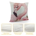 thumbnail image 4 of Qinduosi Cartoon Cushion Covers,Pink Romantic Rose Throw Pillow Covers for Valentine's Day, Pillow Covers Blossom Flower Cushion Cases,White White, 4 of 5