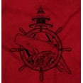 thumbnail image 2 of Nautical Whale Wheel Spiritual Animal Womens Slim Fit Graphic Tee Brisco Brands X, 2 of 4