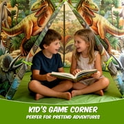 JoyStone Dinosaur Kids Play Tent, Discovery Dinosaur Pop up Tent, Indoor & Outdoor Playhouse Toys… — $20.99 (48% off)