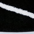 thumbnail image 3 of SAFAVIEH Tahoe Elwyn Trellis Shag Area Rug, 6'7" x 6'7" Round, Black/White, 3 of 8