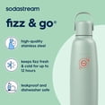 thumbnail image 5 of sodastream Fizz & Go Stainless Steel Bottle, Mint, 5 of 12