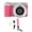 Pink, variant on Yajisi 5K 80MP HD Digital Camera Dual Lens 3.0 Inch Flip Screen 18X Digital Zoom Autofocus WiFi Video Camera for Travel Photography Vlogging Pink (6.3 x 5.9 x 3.93 inches / 16 x 15 x 10 cm)