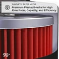 thumbnail image 4 of K&N Motorcycle Oil Filter: High Performance, Premium, Designed to be used with Synthetic or Conventional Oils: Fits Select Buell Vehicles, KN-177, 4 of 7