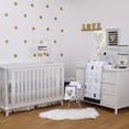 thumbnail image 3 of NoJo NoJo - XOXO - Crib Sheet, Black, White, Gold, 3 of 3