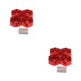 thumbnail image 4 of Vogacara Adaptador de cubo hexagonal de rueda de 12 mm para 1/12 ECX ECX01011 Adaptador de cubo hexagonal de rueda de rendimiento mejorado rojo rojo 2Conjunto, 4 of 6