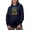 Navy Blue, variant on Birthday Boy Level 7 Unlocked - 7th Bday of a Video Gamer, Navy Blue Hooded Sweatshirt or Hoodie, Small