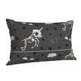 thumbnail image 2 of Disketp Pillow Covers Skeleton Unicorn Pattern Throw Pillow Case Cushion Covers,Cushion For Bedroom,Couch,Home-16"X24", 2 of 9
