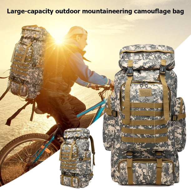 Mochila Mollé Mochila deportiva impermeable para entrenamiento al aire libre, senderismo, senderismo, Molle, mochila