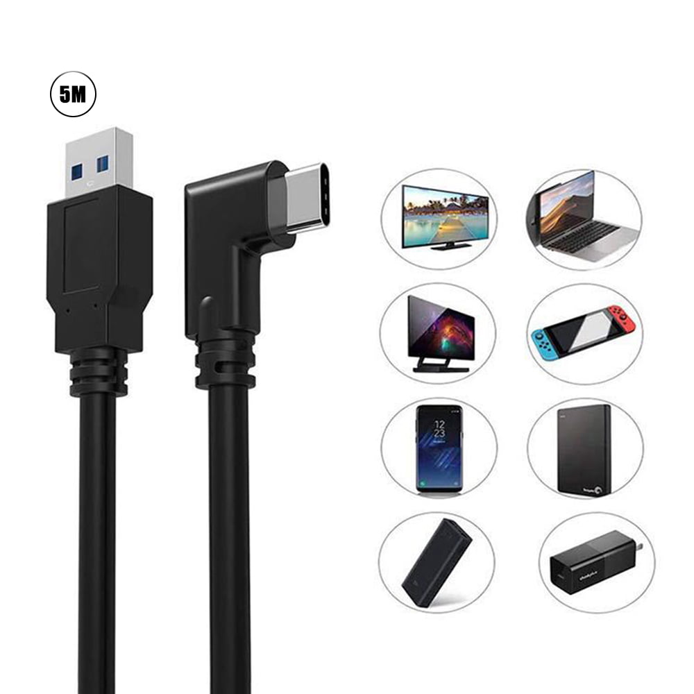Tactiel gevoel breken idee for Oculus Quest 2 VR Type-C to USB Fast Charging Cable Data Link Cable 5M/19.6FT  - Walmart.com