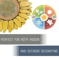 thumbnail image 4 of Nat & Jules Sunflower Colorful Finish 12 inch Resin Decorative Stepping Stone, 4 of 6