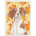 thumbnail image 1 of Carolines Treasures BB9504GF Brittany Spaniel Fall Flag Garden Size, 1 of 3