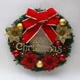 thumbnail image 2 of NORBI Christmas Wreath for Front Door Artificial Christmas Wreath Door Wreath Christmas Decorations with Pine Needles for Home Wall Window Decor, 2 of 4