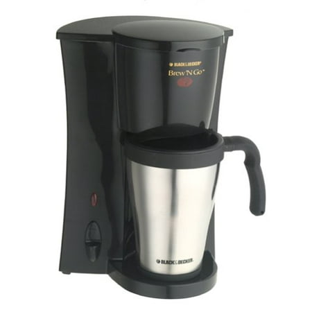 Black & Decker Dcm18s Brew n Go Deluxe Coffee Maker With Travel Mug - Walmart.com