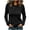 Black, variant on Women's Glitter Ribbed Knit Tops Lightweight Soft Crew Neck Long Sleeve Knit Sweater Relaxed Fit Dressy Casual Solid Color Pullovers L
