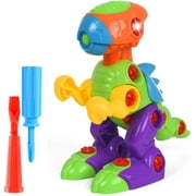 Dinosaur Toys Take Apart Toys with Lights and Sounds Includes Two Screwdriver Tools for Assembly
