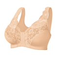 thumbnail image 4 of Daolelai Front-Hook Sports Bra Large Size No-Rim Underwear Cross-Border American Style Front-Hook Vest Lace Bra, 4 of 4