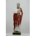 thumbnail image 3 of The Faith Gift Shop Saint Paul Resin Stone Statue-Brown And White 16 Inch Gift of Faith for Friends and Family, 3 of 7