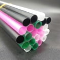 thumbnail image 3 of 100-500pcs Plastic Straw Pearl Milk Tea Drinking Straw Beverage Straight Straw 12mm, 3 of 5