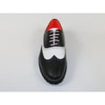 thumbnail image 2 of Men's Shoes The Priority L TAYNO Leather Wingtip Dressy Sneaker Black/White, 2 of 8