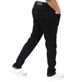 thumbnail image 3 of Pantalón de mezclilla stretch corte slim fit para caballero color negro, 3 of 3