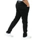 thumbnail image 3 of Pantalón de mezclilla stretch corte slim fit para caballero color negro, 3 of 3