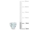 thumbnail image 2 of Everly Women's Aquamarine Sterling Silver Earrings, 2 of 6