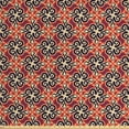 thumbnail image 1 of Ethnic Fabric by the Yard Upholstery, Traditional Uzbek Motifs Illustration, Decorative Fabric for DIY and Home Accents, Salmon Multicolor by Ambesonne, 1 of 4