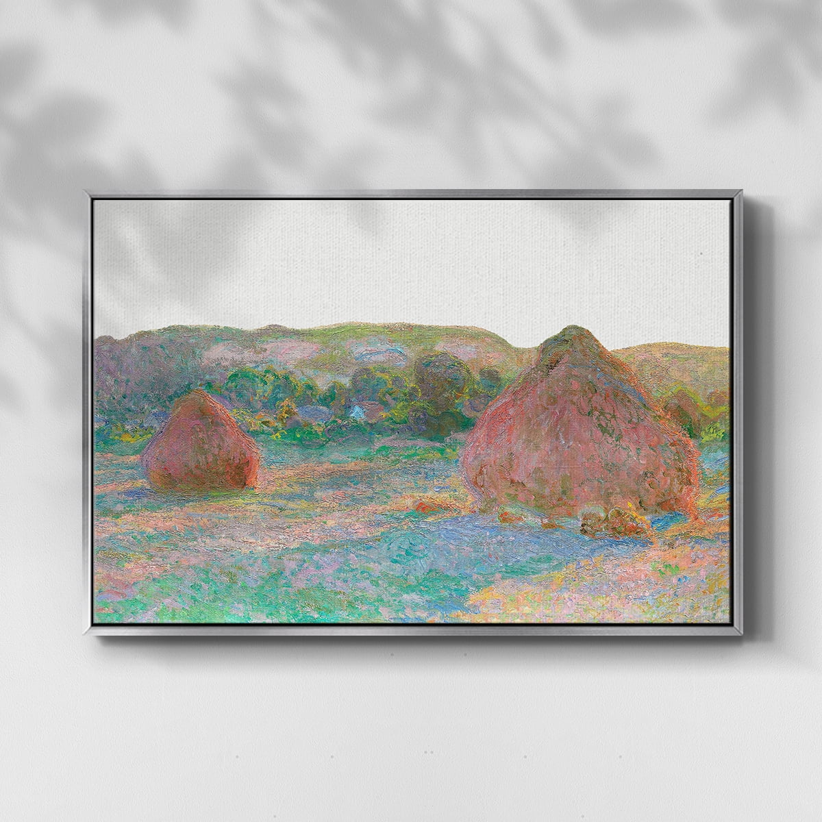 Vintage Landscape-CLIII By Wexford Home Framed in Silver Wood Gallery Wrapped Canvas 17 in. x 25 in.