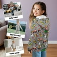 thumbnail image 3 of Xoenoiee Dinosau Snowman Excavator Tree Print Fleece Hoodies for Boys Teens Kids Christmas Sweatshirts Hooded Jumper with Pocket Outfits Xmas Tops Fall Winter Jackets Sweater with Full Zipper, S, 3 of 7