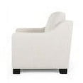thumbnail image 6 of Contemporary Beige Fabric Upholstered Club Chair, 6 of 9