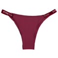 thumbnail image 1 of FINETOO Women Thong Sexy Cotton Panty Underwear Woman Cross Letter Waist G-string Femme Brief Girlspangjing, 1 of 4